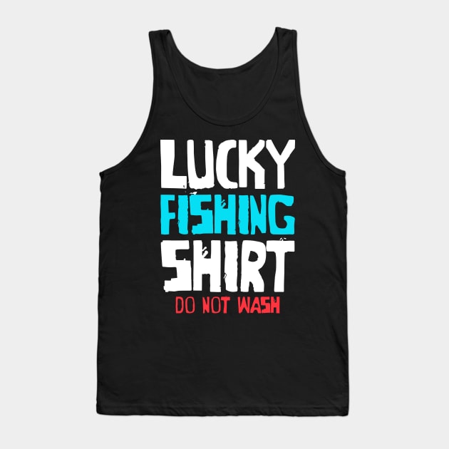 Lucky Fishing Tshirt for men and women Tank Top by TheMjProduction